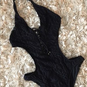Elegant lacy bathing suit